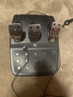 Logitech ps steering wheel with pedals and shifter