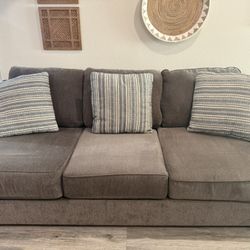 Large Brown Couch From Living Spaces