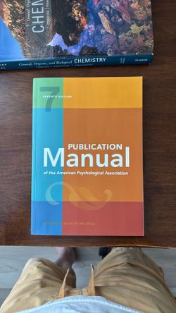 Publication Manual of the American Pyschological Association
