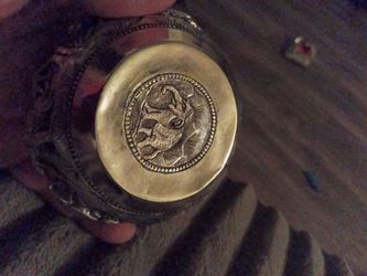 Indian silver Reposse hunting bowl