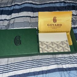 White Goyard Cardholder