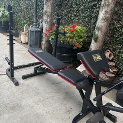 Banca Para Pesas Completa