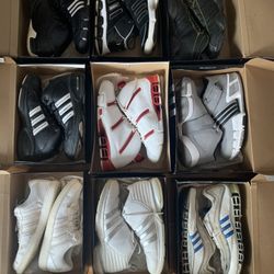 9 Pairs Of Adidas Sneakers Including KG’s