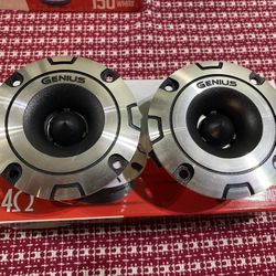 New Genius Audio 3.75” Aluminum Bullet Tweeters (Pair) 