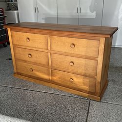 6 drawer all solid wood dresser