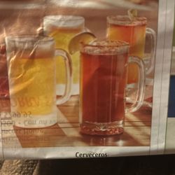 Set De Cuatro Cerveceros De Princess House Nuevos