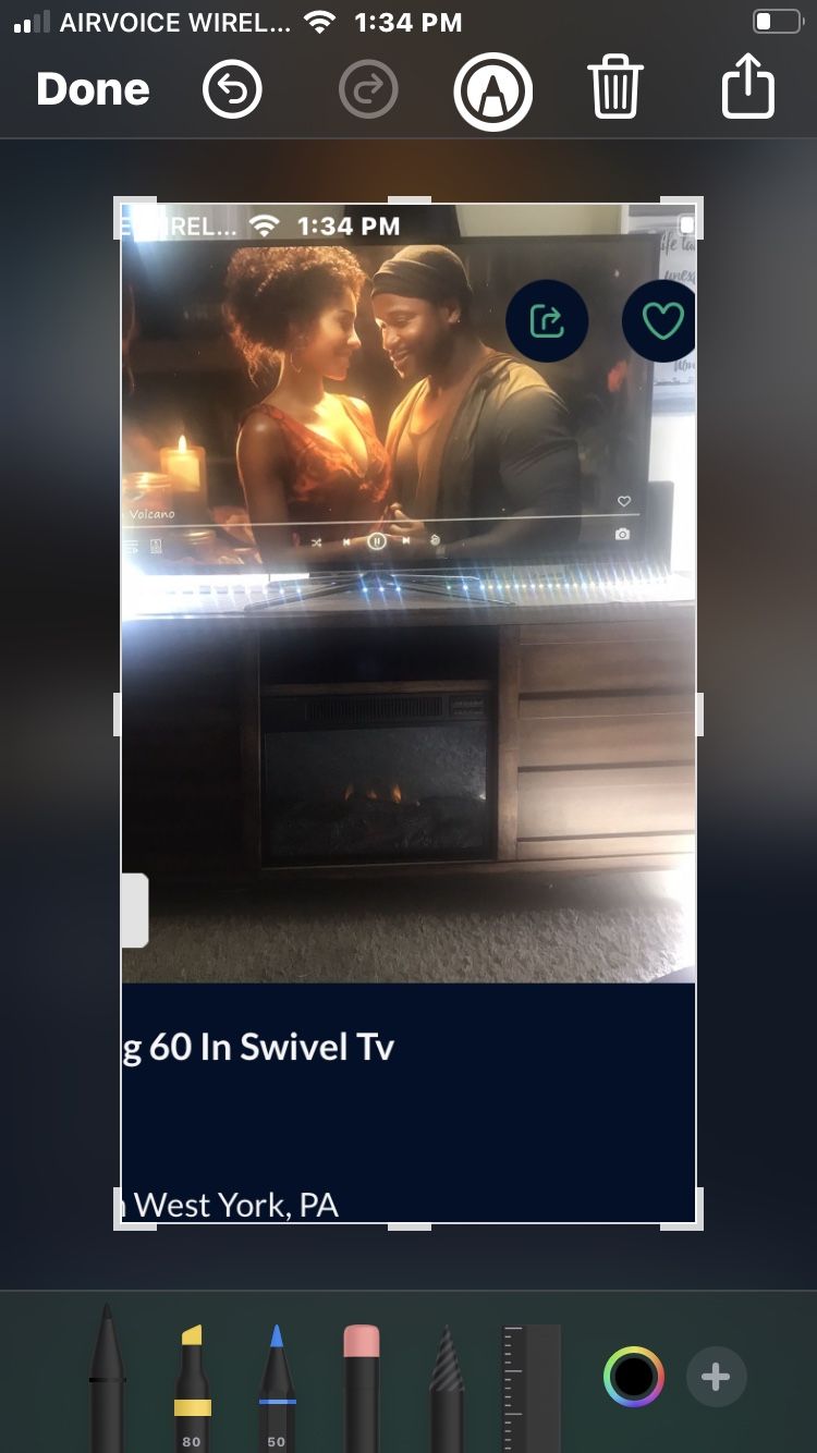 Samsung 60 In Swivel Tv