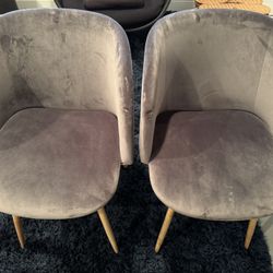 Velvet Armchairs 