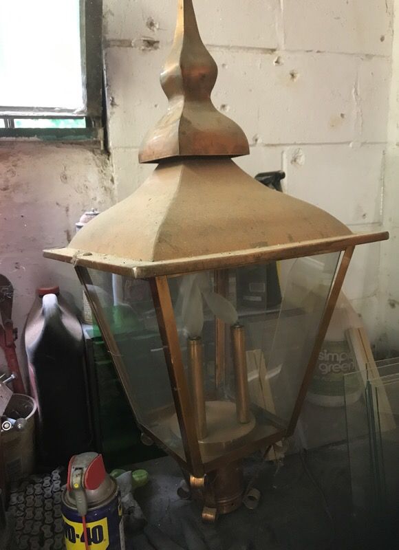 Copper lantern