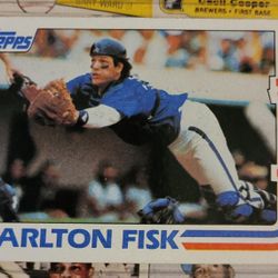 82 Topps IA Carlton Fisk!