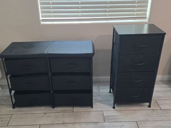 Soft Fabric Dresser and Filing cabinet stand