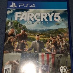 Farcry 5 (Used/mint Condition) For Ps4