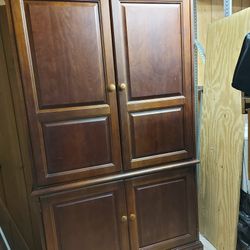 Storage Cabinet Or Home Entertainment Real Wood 