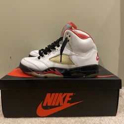 Jordan 5 Og Fire Red