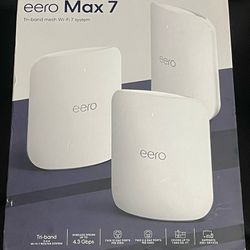 eero Max 7 Tri -band Mesh Wi-fi 7System