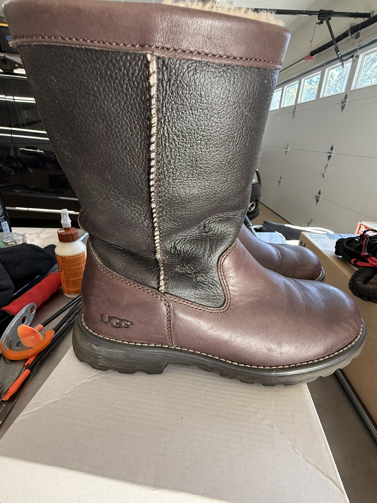 UGGS Leather Winter Boots