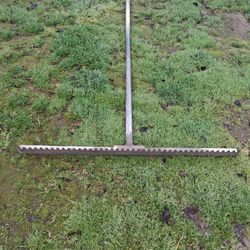 Alu.minum Grade Rake In Great Condition No Longer. Eed