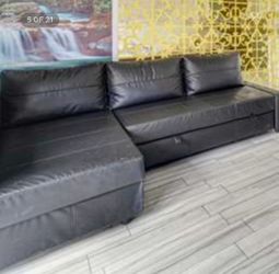 Sleeper sectional with storage