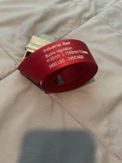 Red industrial Off-White Belt