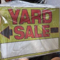 Yard Sales Sign