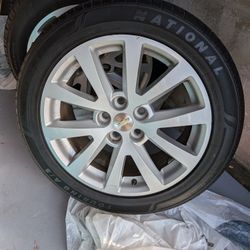 5z120 19" Rims With 235/50R18 Tires