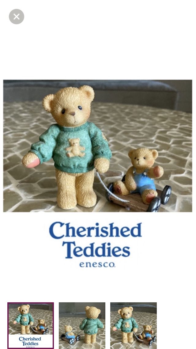 Cherished Teddies Russell and Ross figure