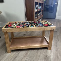 Wood lego table/ kids table