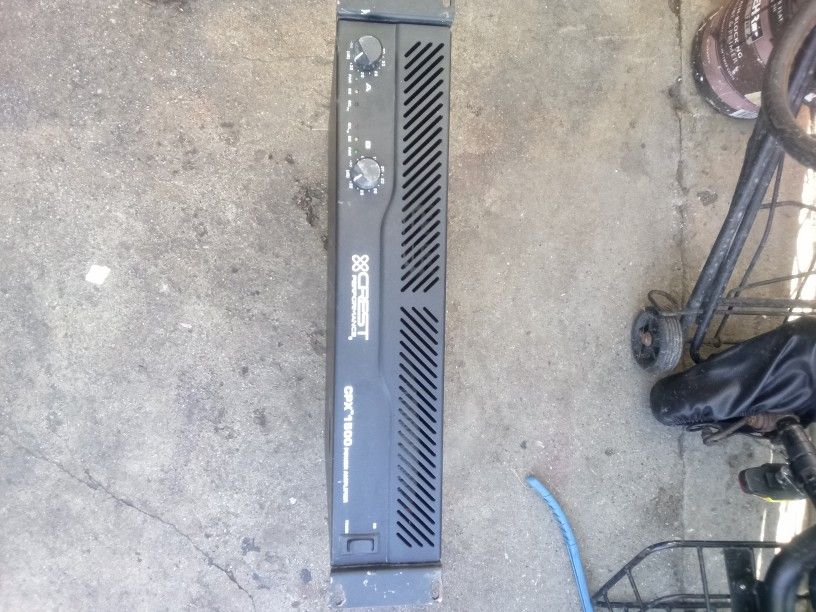 Cpx 1500 Power Amplifier