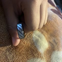 Nice Black And Silver Ring Size 11