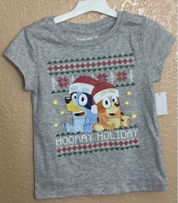 Bluey Hooray Holiday Kids Shirt New