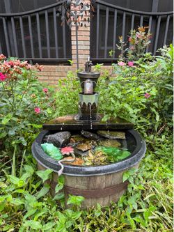 Garden decoration Fountain.
