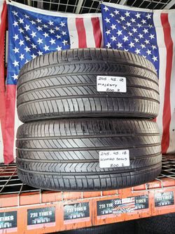 ⭐️ 245/45ZR18 KUMHO MAJESTY ALL SEASON ZR RATED 245/45R18 USED TIRES 