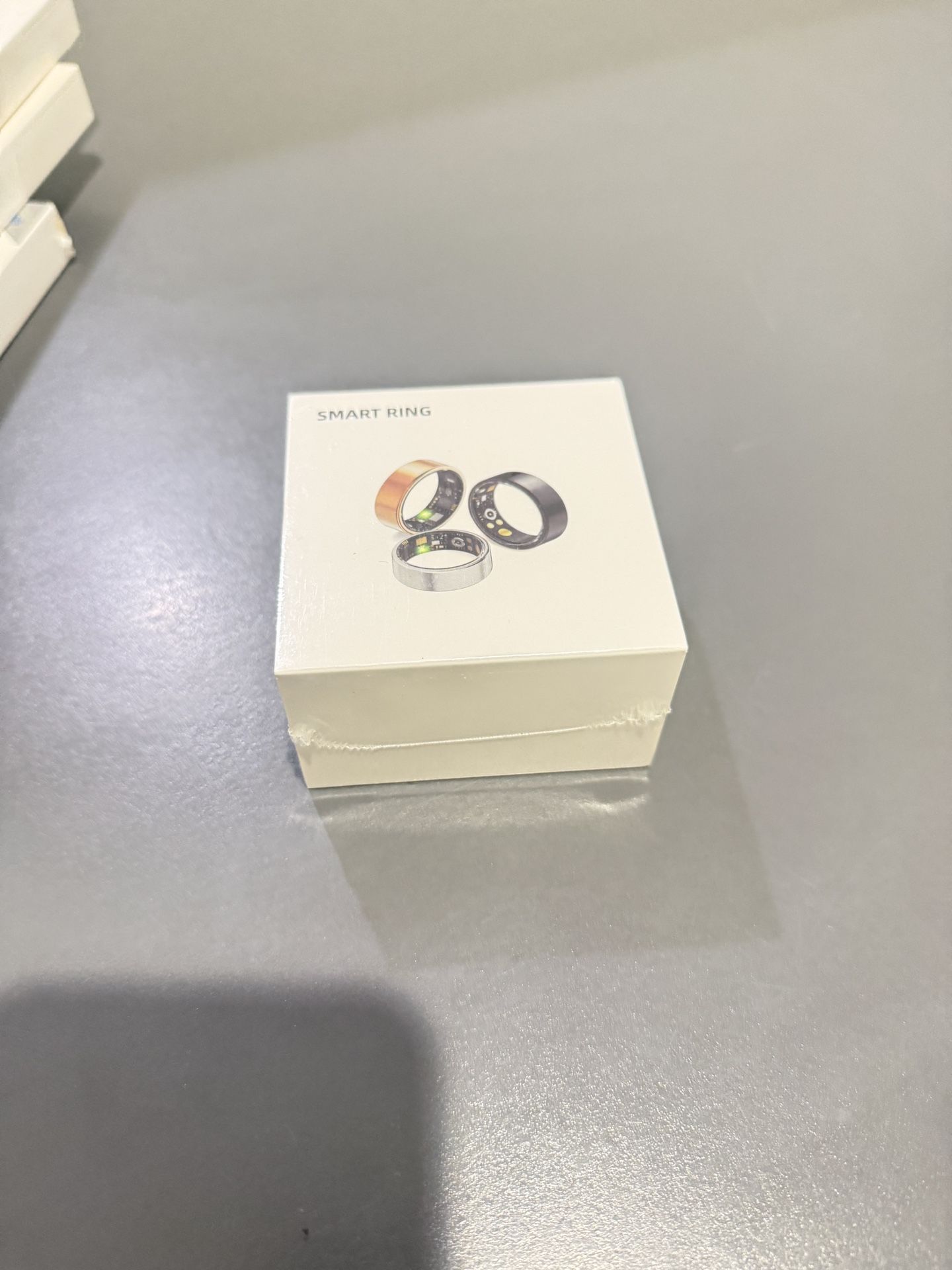 Smart Ring - White Elephant Gifts,Sleep Monitoring/Blood Oxygen/Motion Tracking,Waterproof & No Subscription Required,Gifts for Mom Dad Gold 8