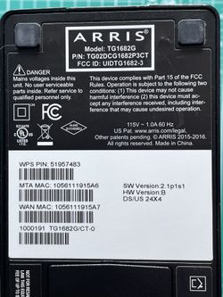 TG1682G modem And Router Combo