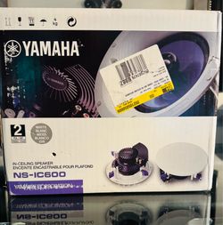 Yamaha NS-IC600-110 watt-in ceiling speakers.