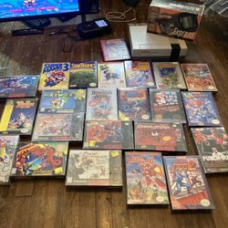 NINTENDO Super Snes, Nes, Turbografx 16 Sega  Will Sell Individually Lot Is Over 9k With Hi Def Nes! Shoot Decent Offer If You Want All 