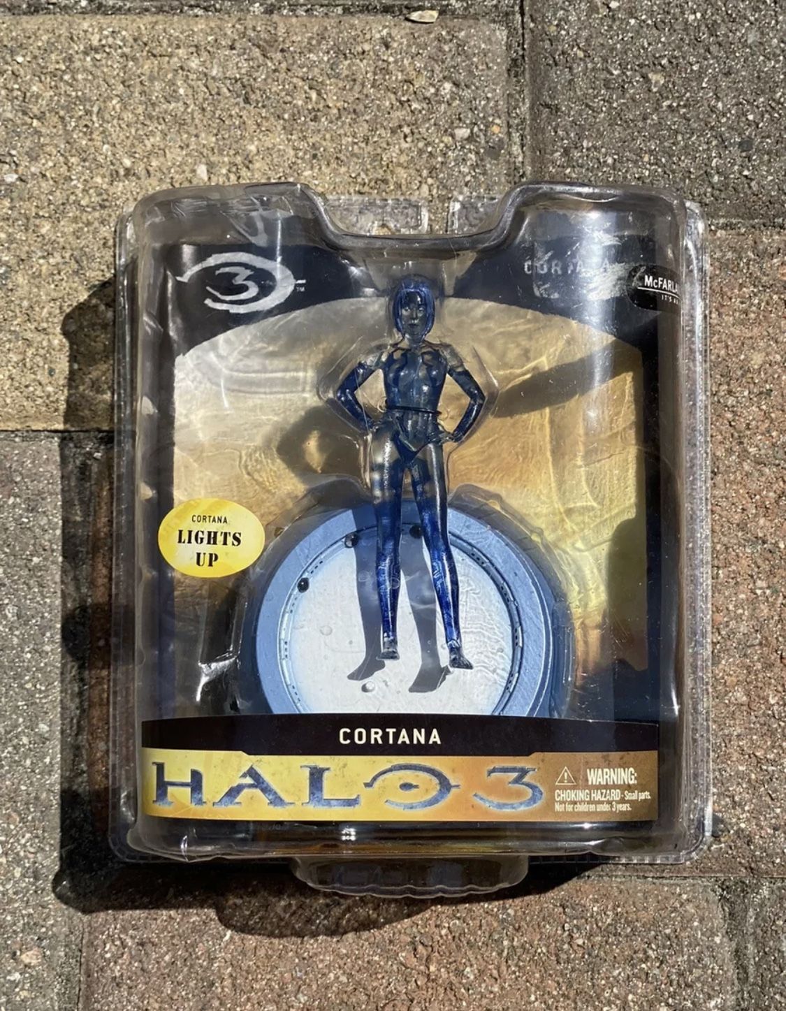 Cortana Halo 3 action figure McFarlane Series 1 (lights up)