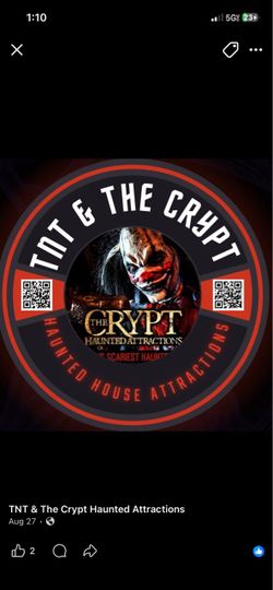 The Crypt Haunted Attractions (haunted house) ticket