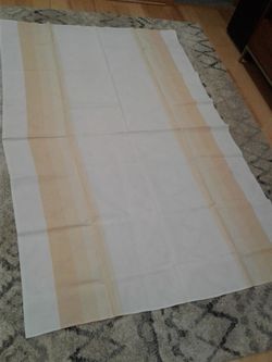 Vintage linen table cloth