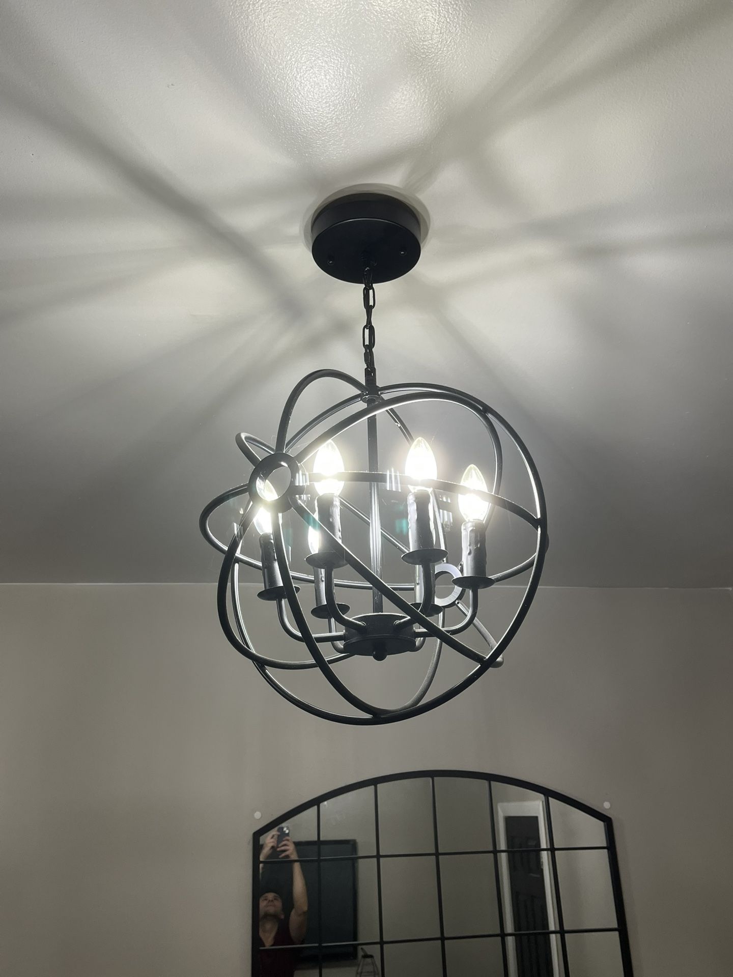 Black Chandelier Light Fixtures