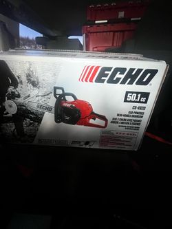Echo chainsaw 20 in never used sealed box