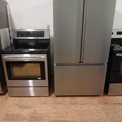 Combo Stove And Fridge Stainless Steel New Fridge 