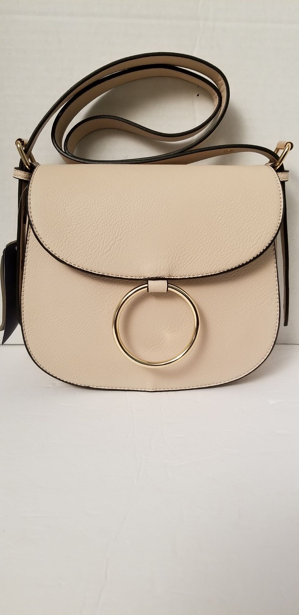 Bass Leather Pink Cross Body Bag