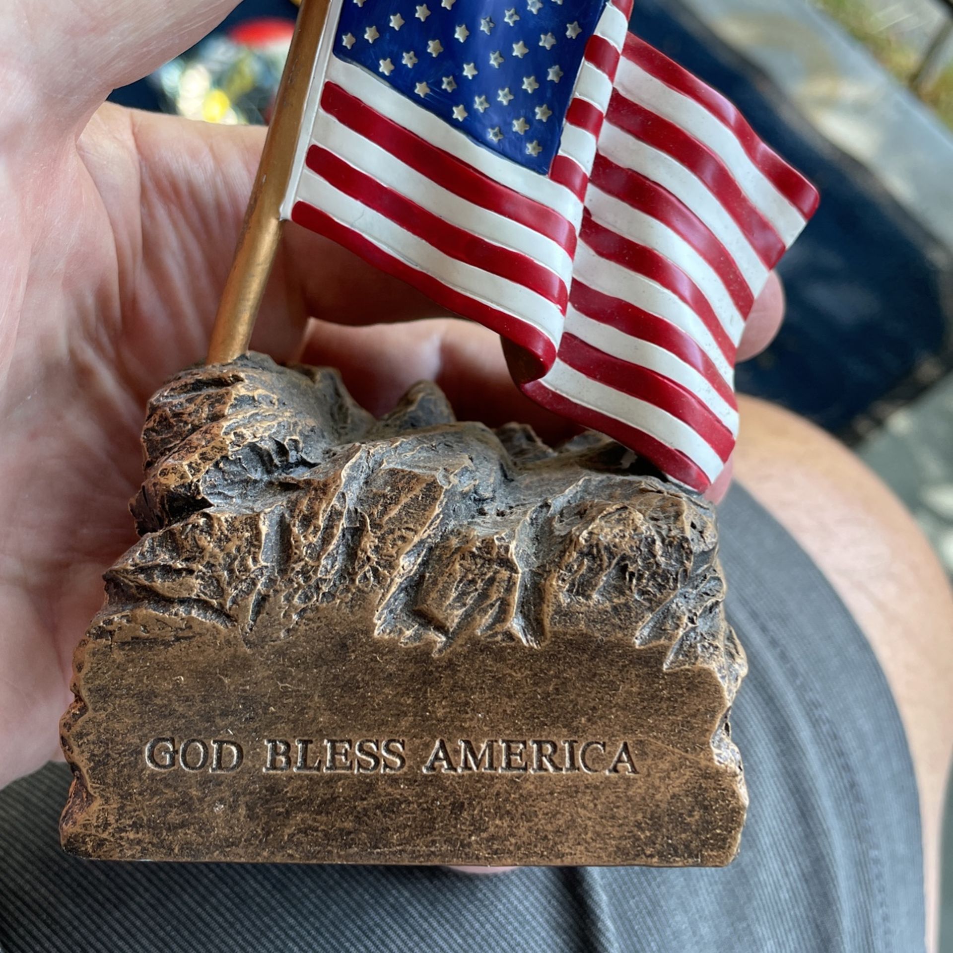 Patriotic office paperweight