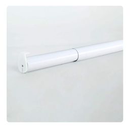 48 in. - 72 in. White Heavy Duty Adjustable Closet Rod