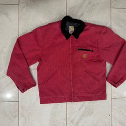 Carhartt Detroit Jacket Red Size Medium