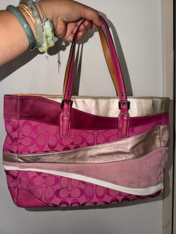 Pink wave Coach patchwork