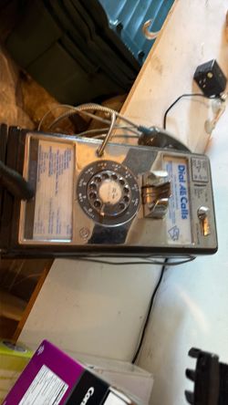 Vintage payphone
