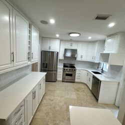 A Complete Kitchen Cabinets And Countertop For Sale