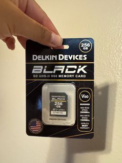 Delkin Devices Black Rugged SDXC Memory Card, UHS-II, C10, U3, V60 - 256 GB